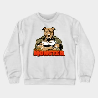 Pitbull Cuddle Monster Crewneck Sweatshirt